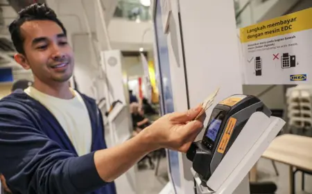 Bank Mandiri Pamerkan Trend Transaksi Nontunai dengan Layanan Mandiri Contactless