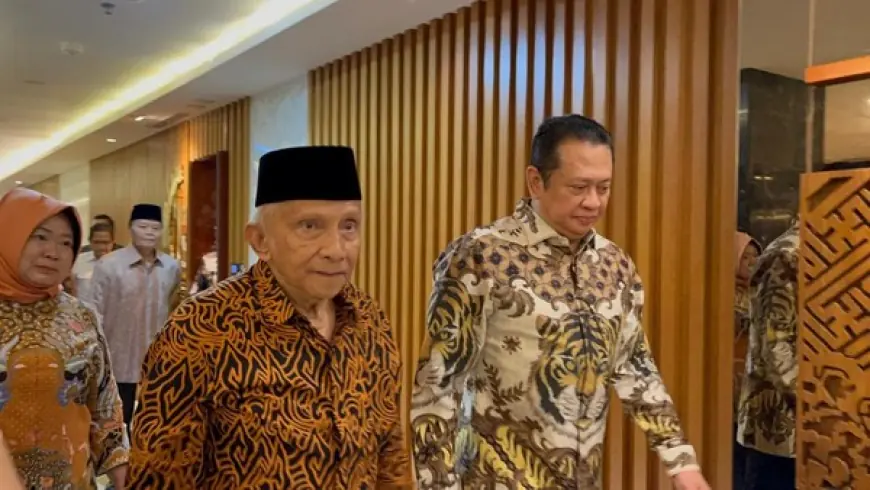 Amien Rais Kunjungi MPR, Bamsoet BIlang Harusnya Kami yang Berkunjung