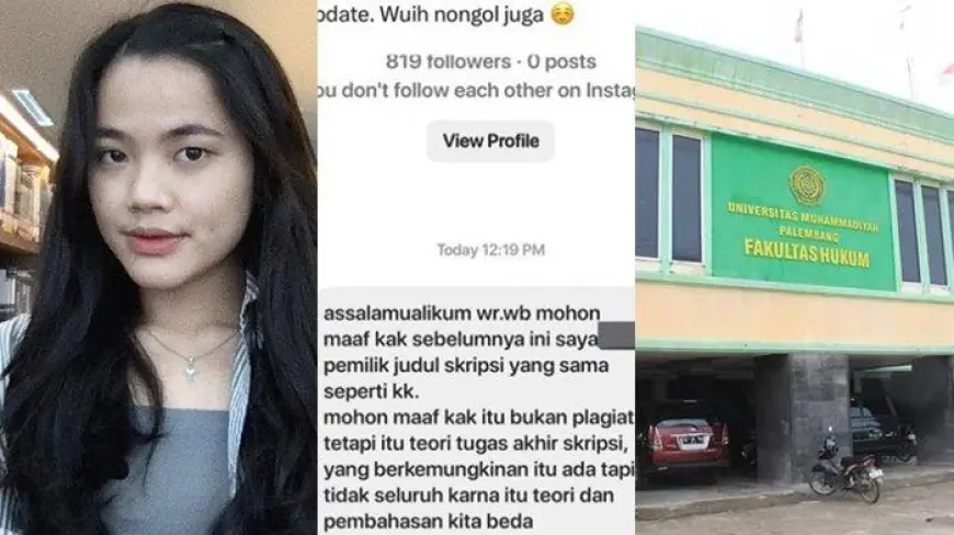 Kasus Plagiat Skripsi di Universitas Muhammadiyah Palembang